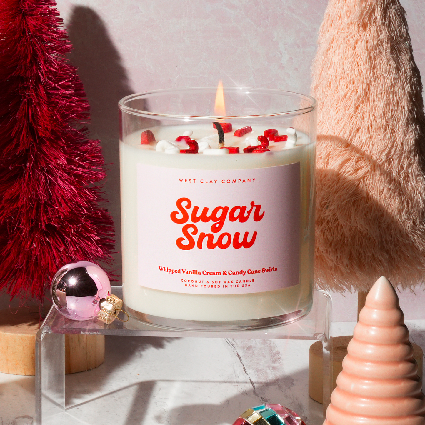 Sugar Snow Candle