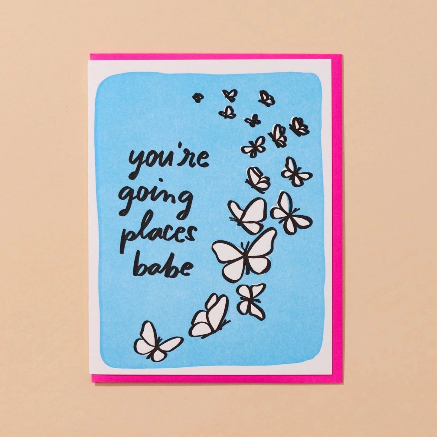 Going Places Babe Card