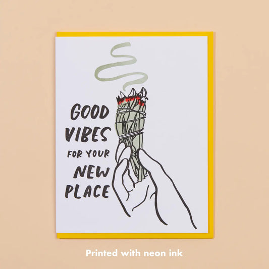 Good Vibes for Your New Place Card