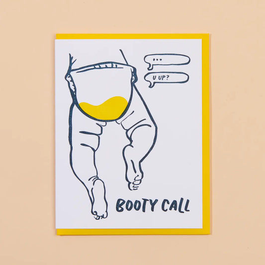 Booty Call New Baby Card