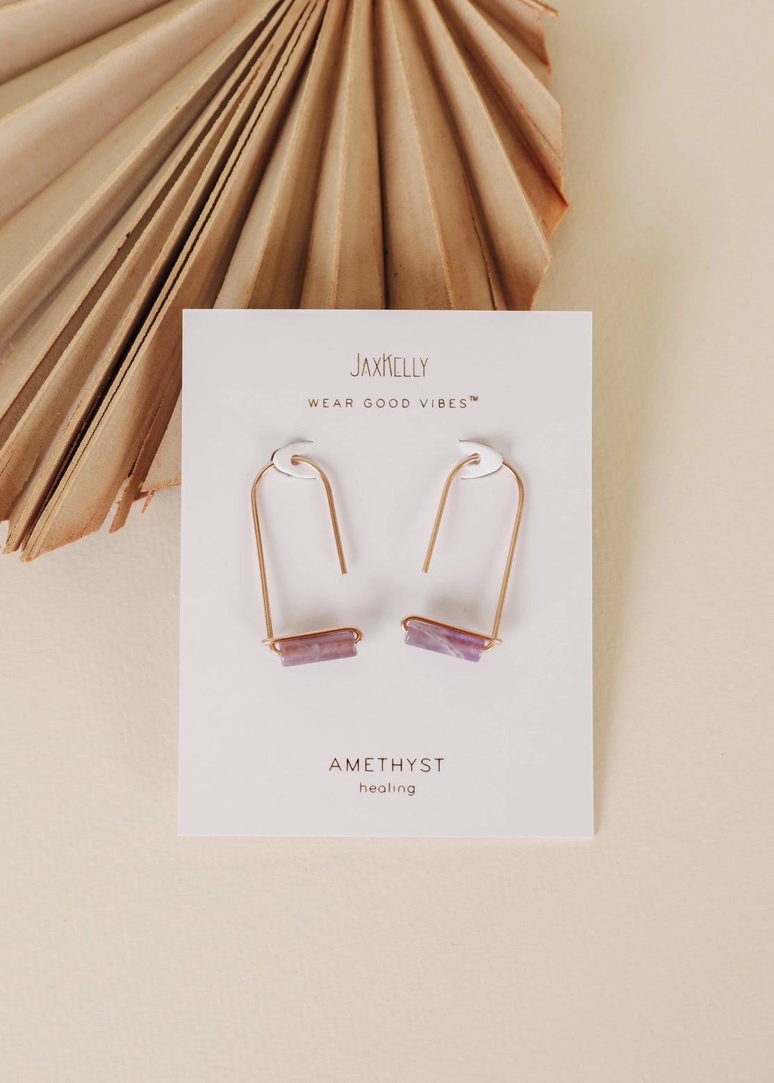 Amethyst Healing Drop Earrings