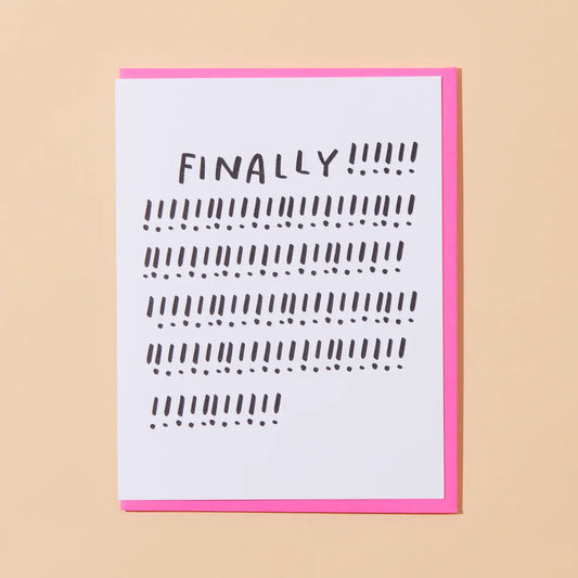 Finally! Card