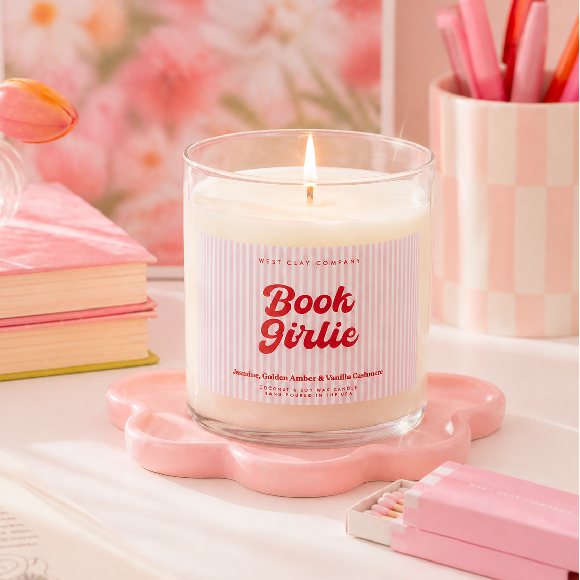 Book Girlie Candle