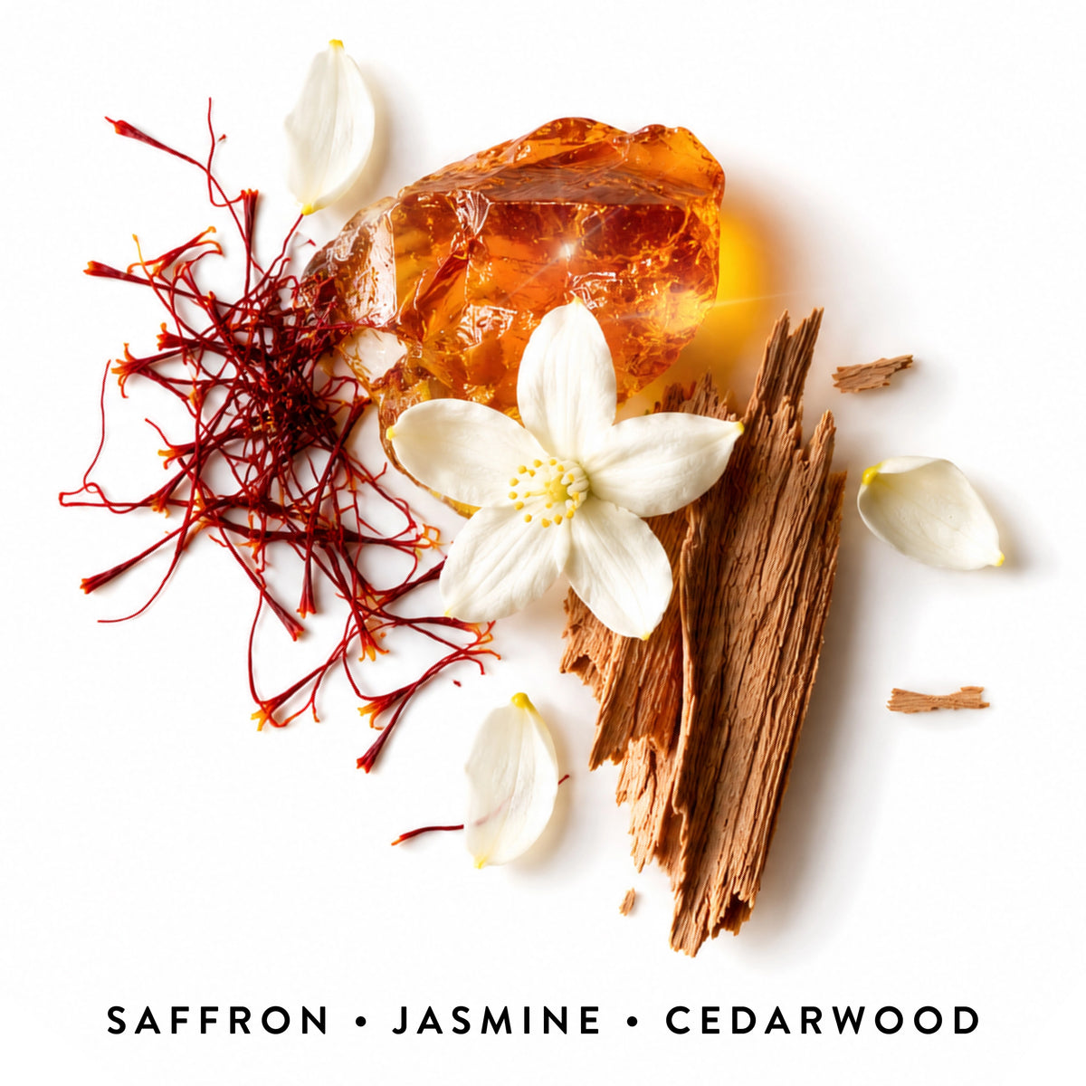 Concrete Cowgirl scent notes: saffron, jasmine, cedarwood