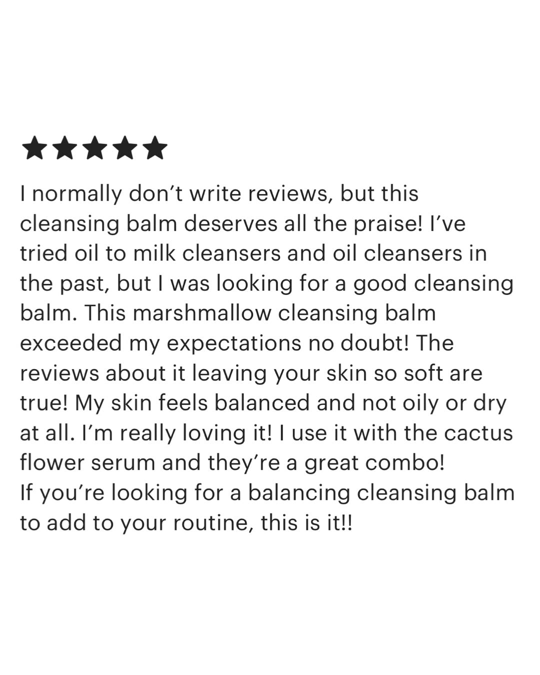 Marshmallow Cleansing Balm