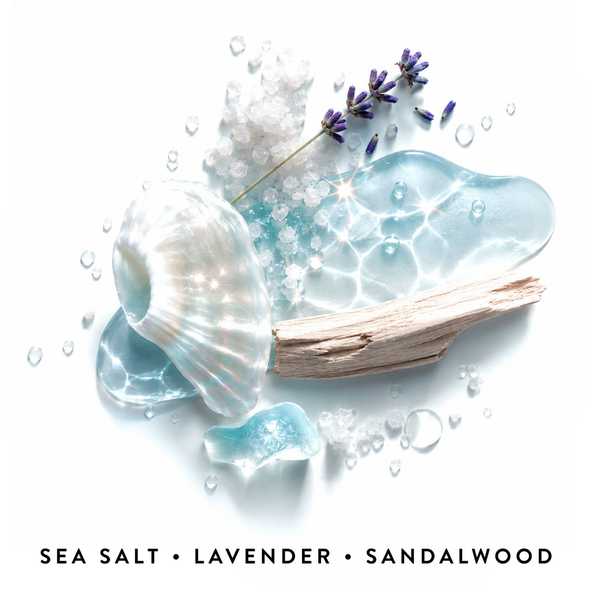 Midnight Moon scent notes: sea salt, lavender, sandalwood