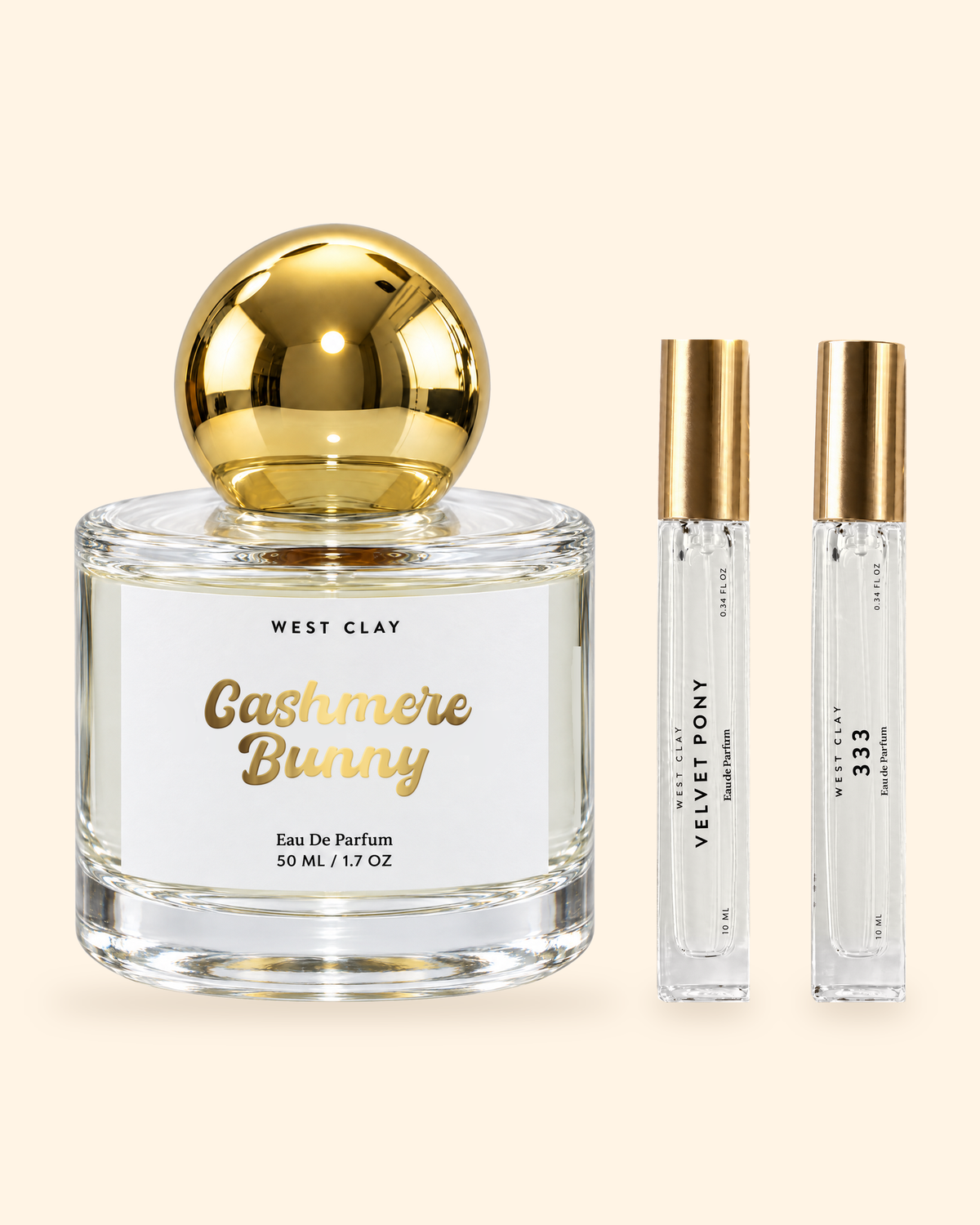 Cozy Nights Trio Eau de Parfum by West Clay, 1.7 oz bottle